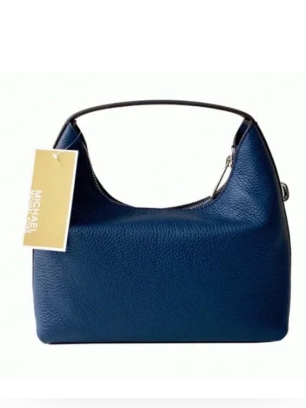 NWT Michael Kors Ember Small Messenger Crossbody Bag Navy w/ Dust Bag $448 - Picture 4 of 6